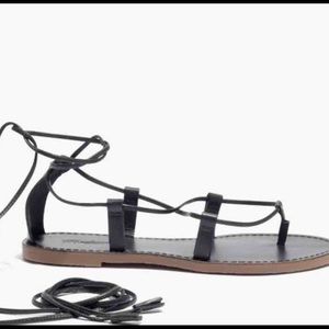MADEWELL BOARDWALK TIE UP SANDALS